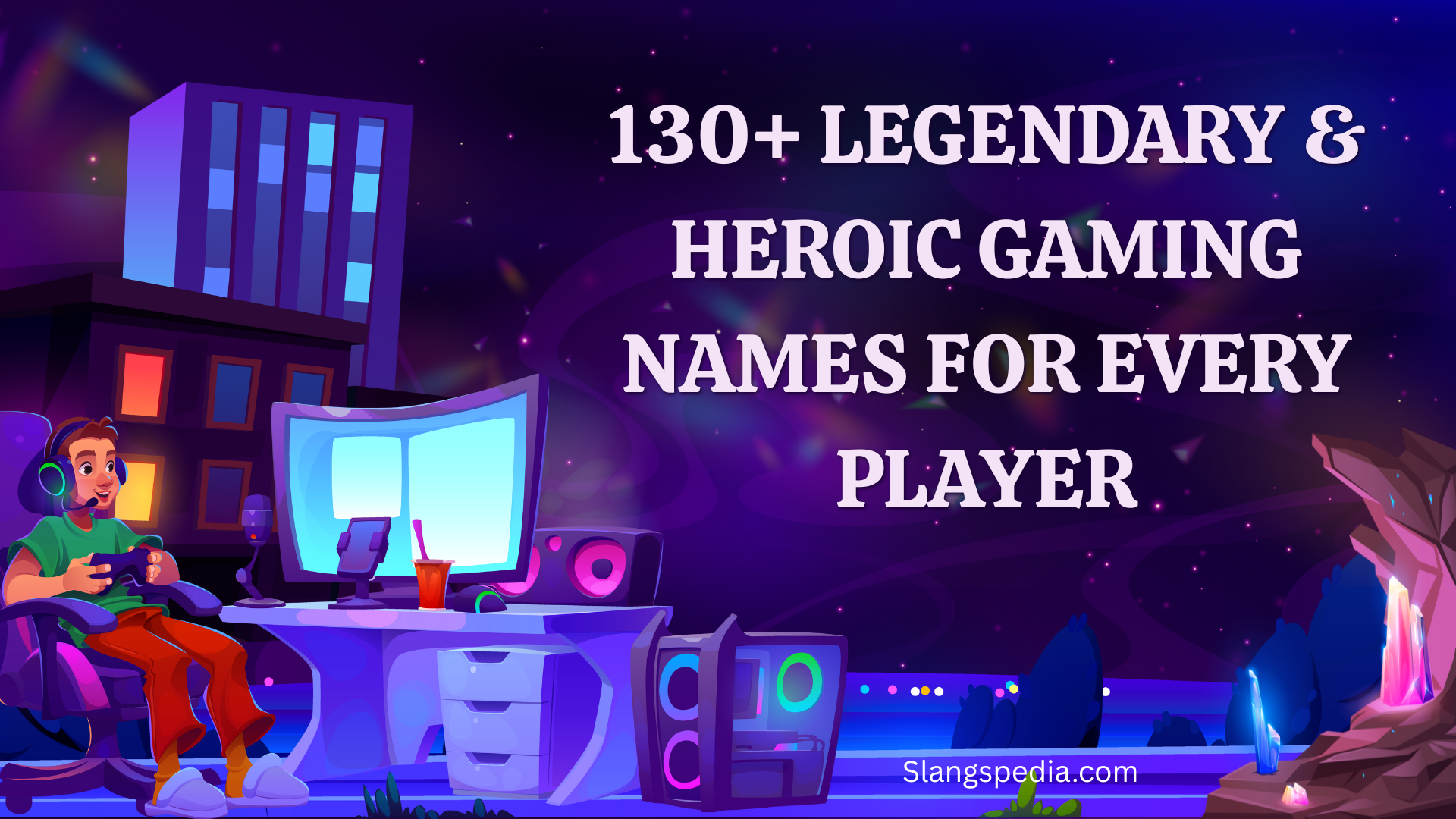 130+ Legendary & Heroic Gaming Names for Every Player