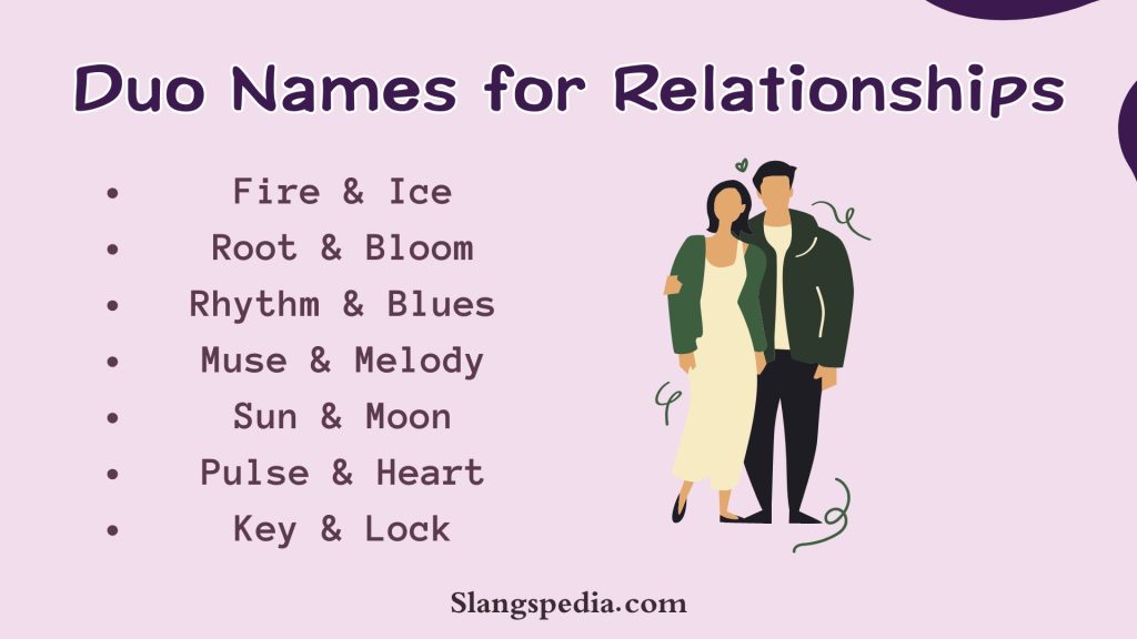 Duo Names for Relationships