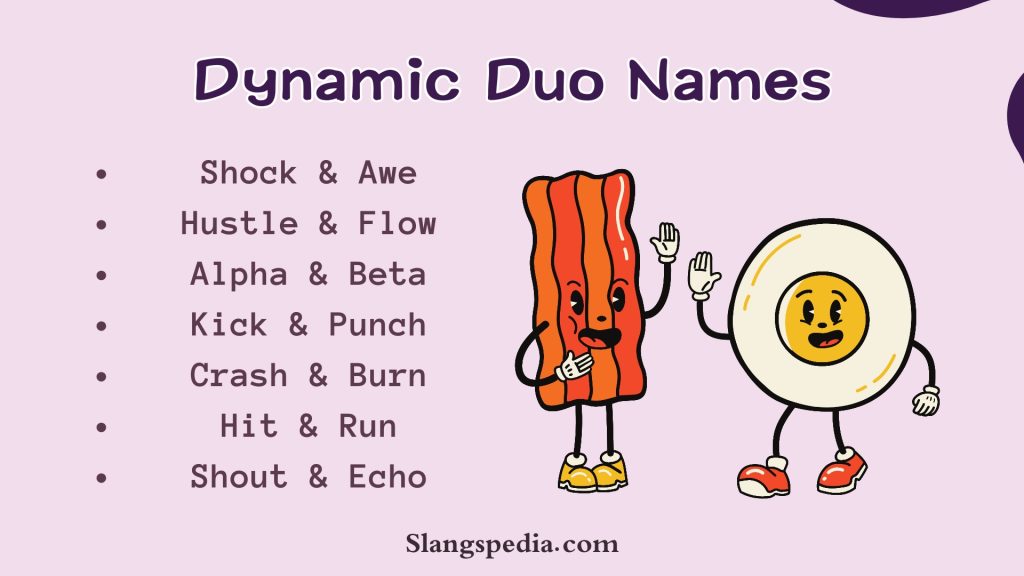 Dynamic Duo Names