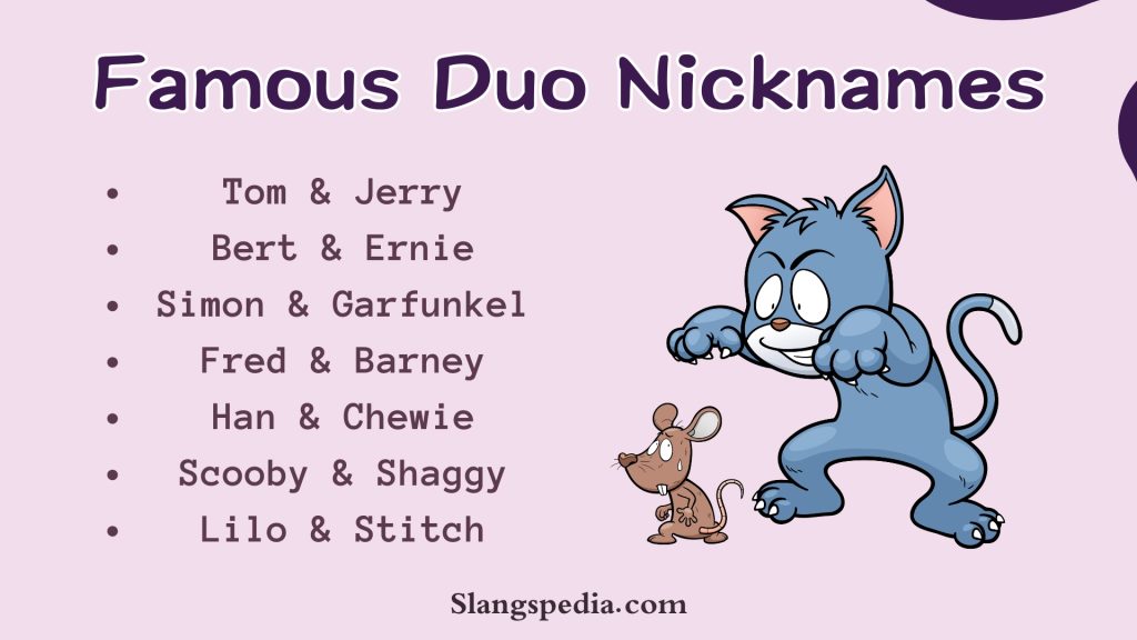 Famous Duo Nicknames