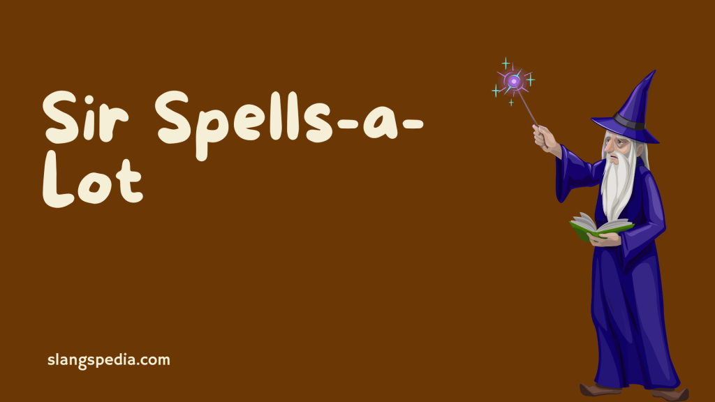 Sir Spells-a-Lot