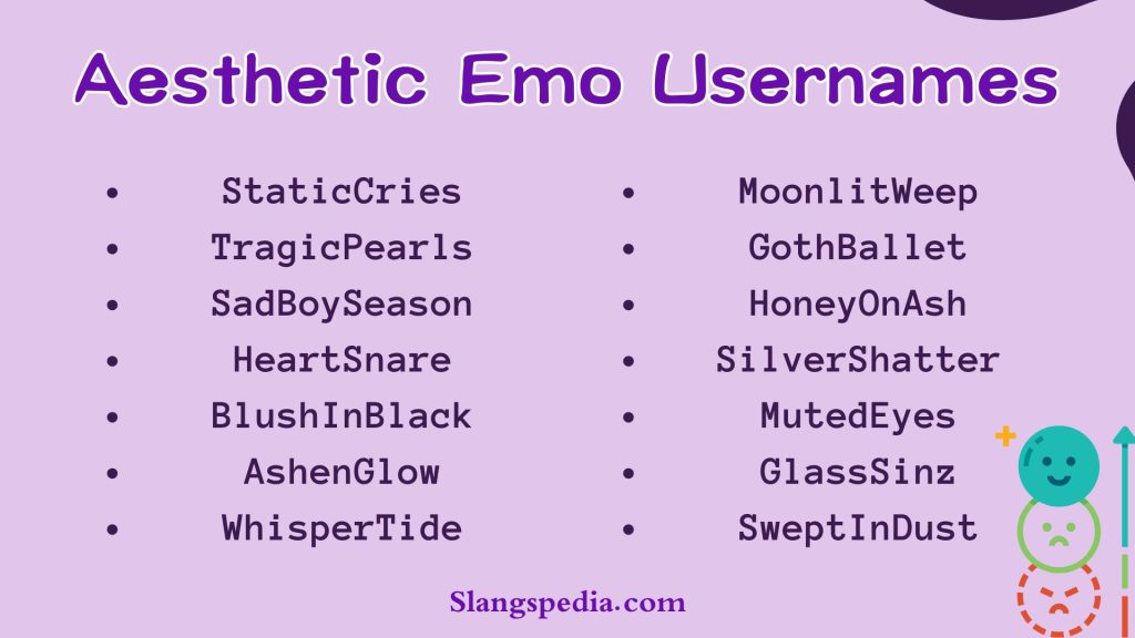 Aesthetic Emo Usernames